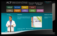 American College of Physicians - Mobile-compatible Website